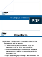 Language of Clinical Trials