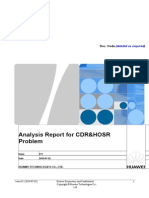 Analysis Report For CDRHOSR Problem