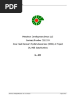 Petroleum Development Oman LLC Contract Number C311333 Amal Heat Recovery System Generator (HRSG) - 1 Project C9, HSE Specifications