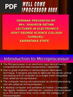 Microprocessor 8085 by Shaheen Fatima