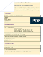 Écrire en Français (Formules)