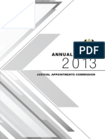 Judicial Appointments Commission Annual Report 2013