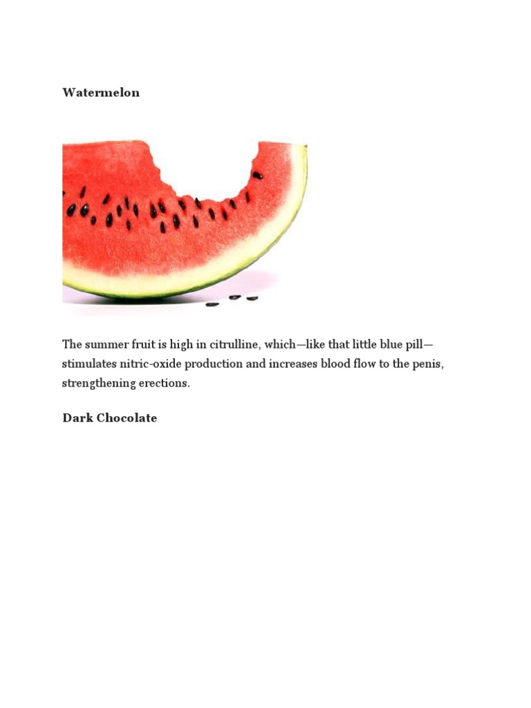Watermelon PDF Erectile Dysfunction Drink
