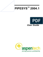 Aspen PIPE SYS User Guide