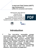 Hybrid Offshore-Wind and Tidal Turbine (HOTT) Energy Conversion II