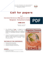 Call For Papers ICMIE 2015