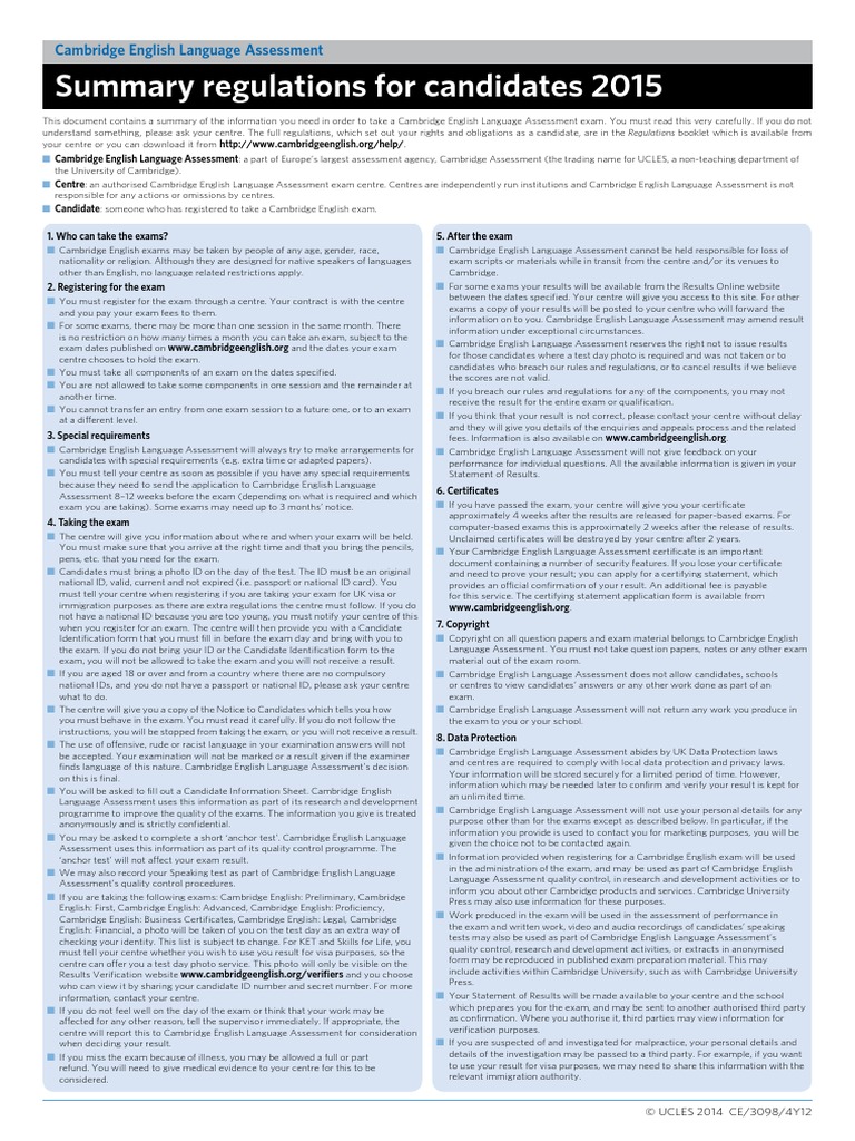 Summary Regulation Notice 2015 | PDF | Career & Growth | Business