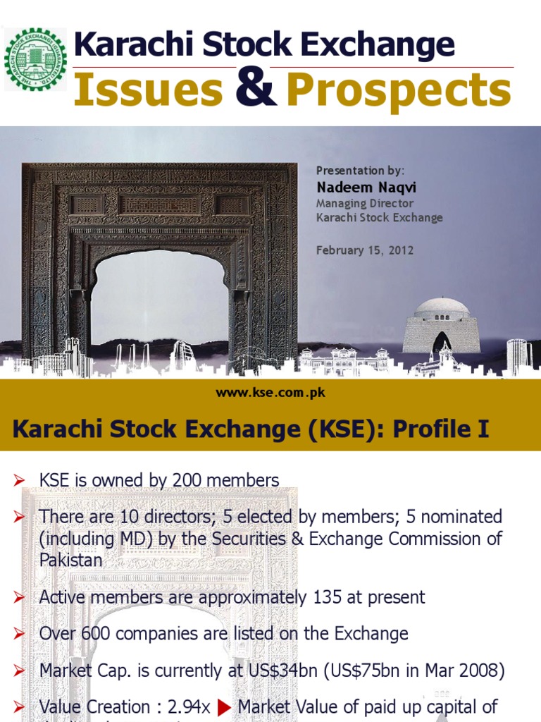 KSE Issues Prospects Download Free PDF Stocks Securities (Finance)