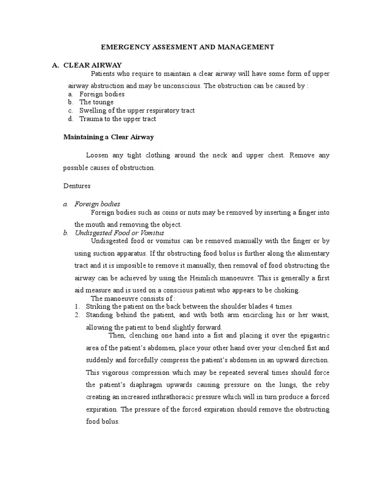 Emergency Assesment and Management | PDF | Blood Type | Blood Pressure