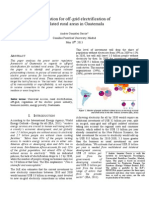 Regulation For Off-Grid Electrification in Isolated Rural Areas of Guatemala