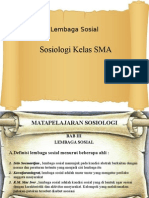 Materi Sosiologi SMA