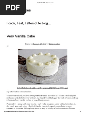 Very Vanilla Cake _ Liz Bakes Cakes