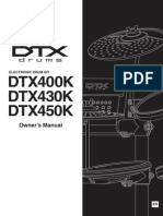 Yamaha DTX400/430 450 Manual