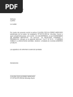 Carta de Terminacion de Contrato