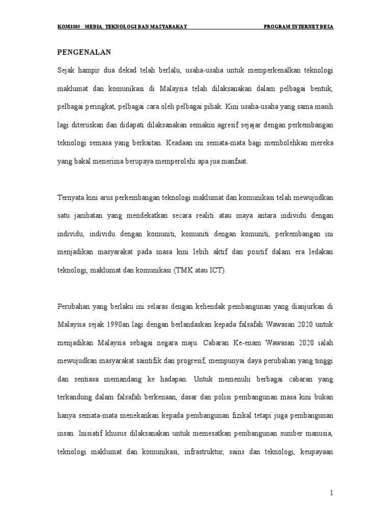Internet Desa Pdf