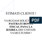 Pastrati Bonul Fiscal