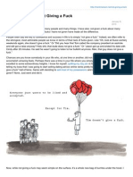 The Subtle Art of Not Giving A PDF