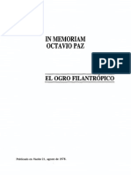 El Ogro Filatrópico- Octavio Paz