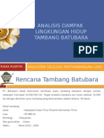 Analisis Dampak Pertambangan