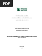 Reforço a Flexãoem Viga de Concreto Armado Com Tecidos de Fibra de Carbono