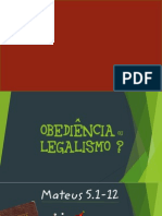 EBD - Obediência Ou Legalismo