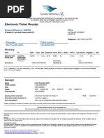 Contoh Tampilan Tiket Elektronik Garuda