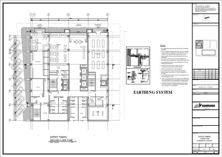 Earthing System Layout Drawing | PDF | Technology & Engineering