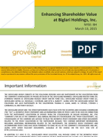 Groveland Capital - Biglari Holdings Investor Presentation 03-13-2015 Final Version