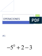 OPERACIONES