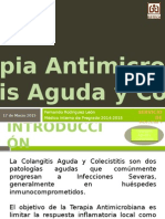 TG13 - Terapia Antimicrobiana en La Colangitis Aguda y Colecistitis