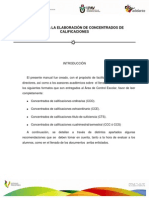 Manual de Concentrados de Calificaciones UPAV