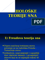 Psihološke Teorije Sna