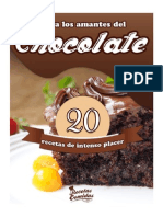 20 Recetas Con Chocolate