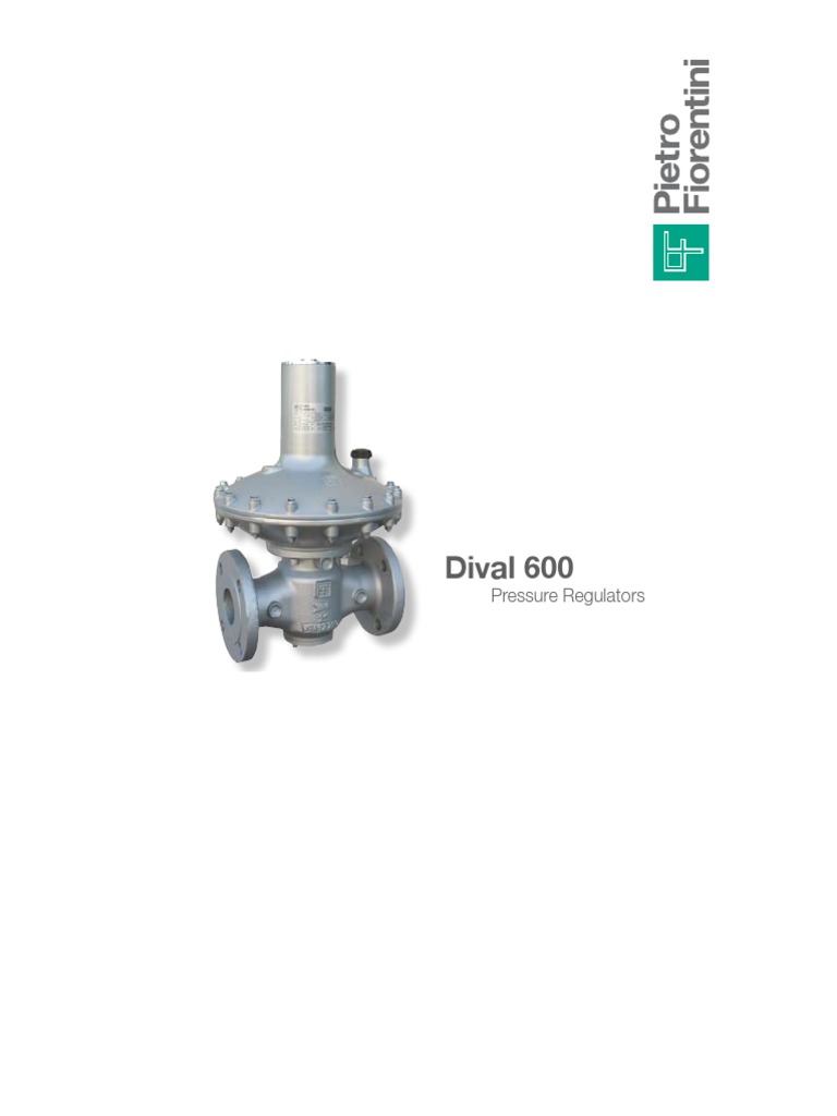 Regulador de Modulo Dival 600 | PDF | Valve | Gases