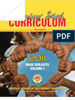 Secondary School Curriculum 2011