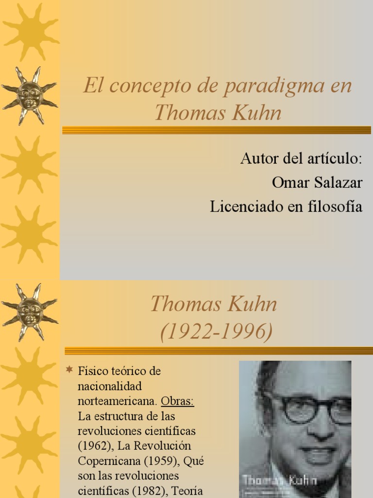 Definição De Paradigma Segundo Thomas Kuhn