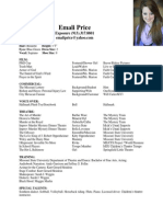 Emali Price-2015 Actor Resume