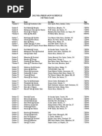 Toronto Raptors Schedule | PDF