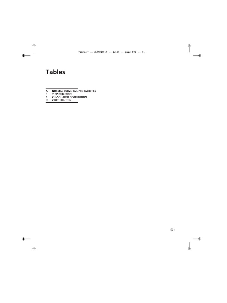 Tables | PDF