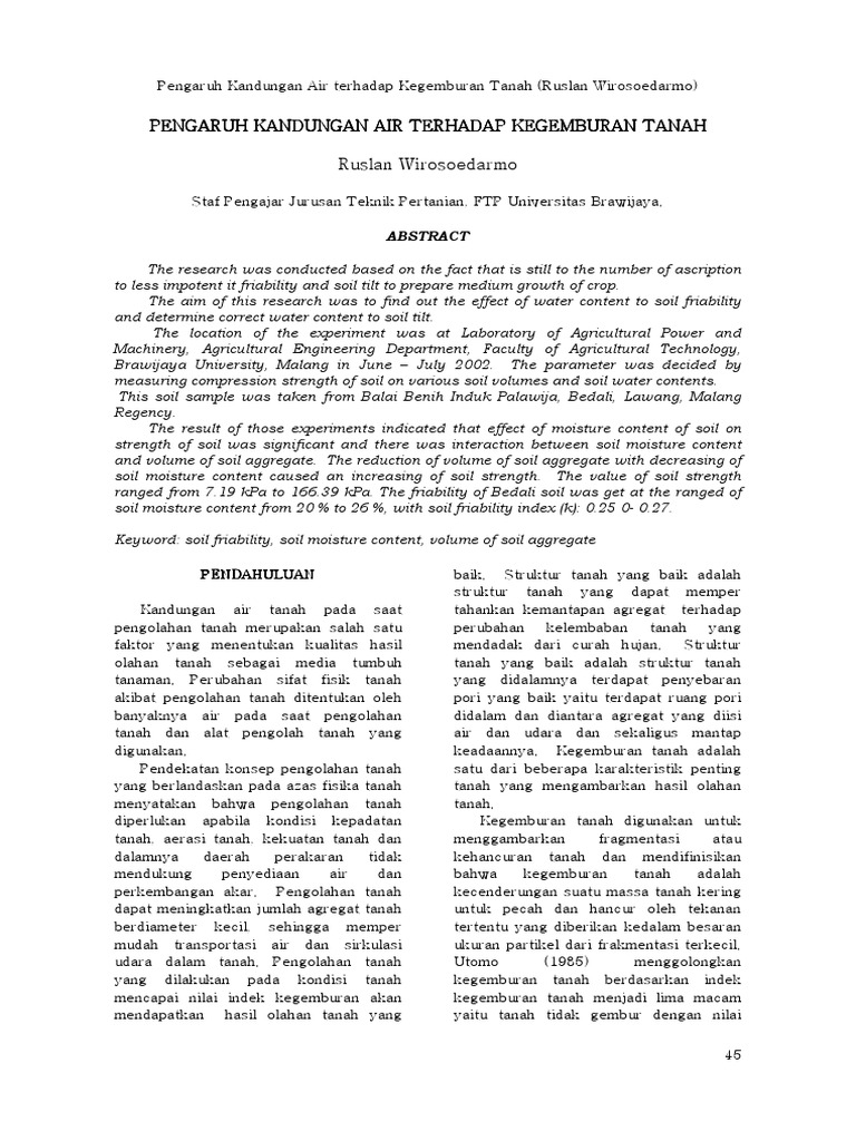 Jurnal Struktur Tanah | PDF