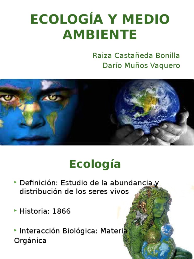 Ecología y Medio Ambiente: Conceptos Clave | PDF | Entorno natural ...