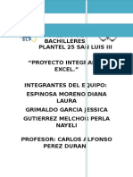 Info Proyecto de Excel