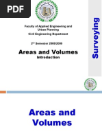 Areas and Volumes: Faculty of Applied Engineering and Urban Planning Civil Engineering Department