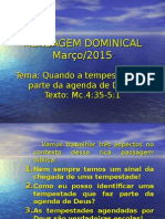 Quando a Tempestade Faz Parte Da Agenda de Deus - Resumo