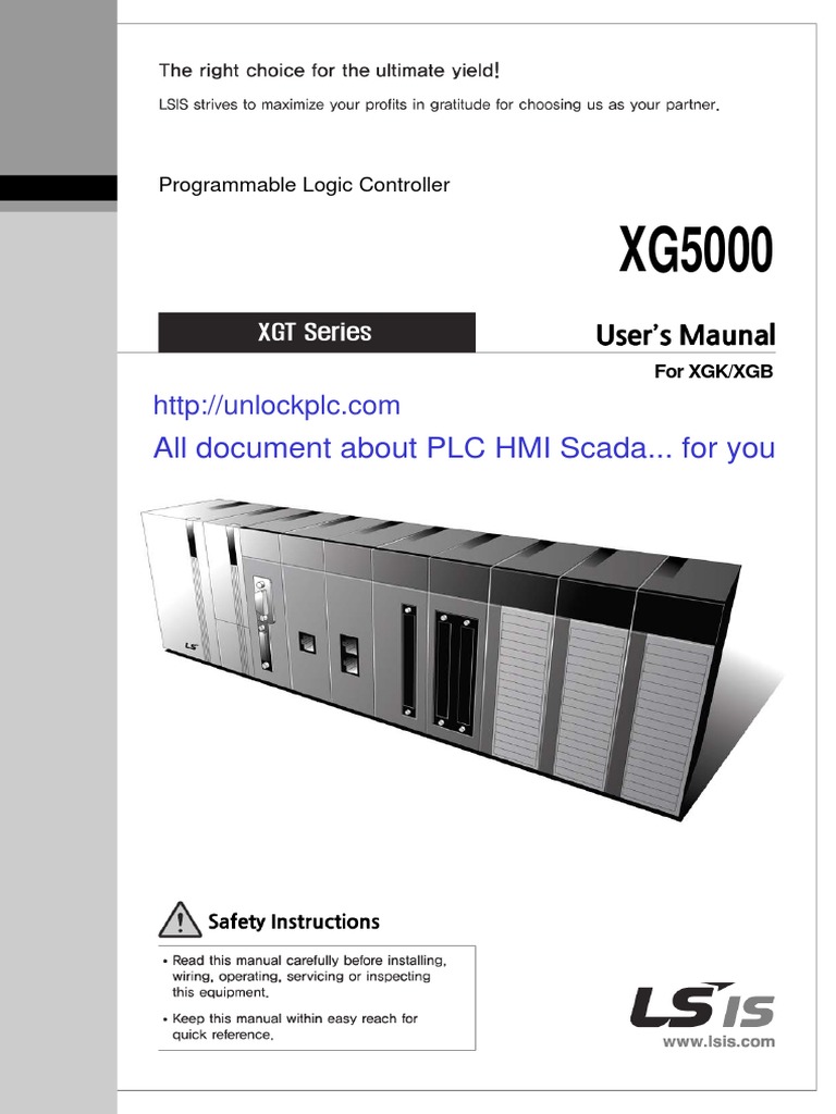 User Manual Xg5000 For Xgk Xbg Unlockplc Com Programmable Logic Controller Electrical Wiring