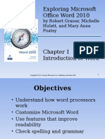 Exploring Microsoft Office Word 2010: by Robert Grauer, Michelle Hulett, and Mary Anne Poatsy