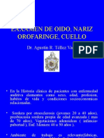 Clase Orl Dr. Agustin Tellez