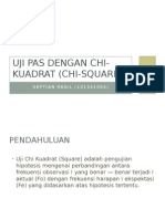 Uji Pas Dengan Chi-Kuadrat (Chi-Square)