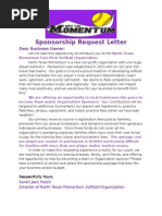 sponsorship request letter