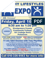 Healthy Lifestyles Expo Flyer